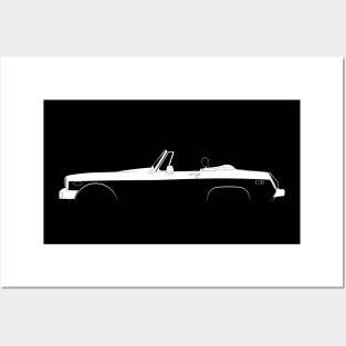 MG Midget 1500 Silhouette Posters and Art